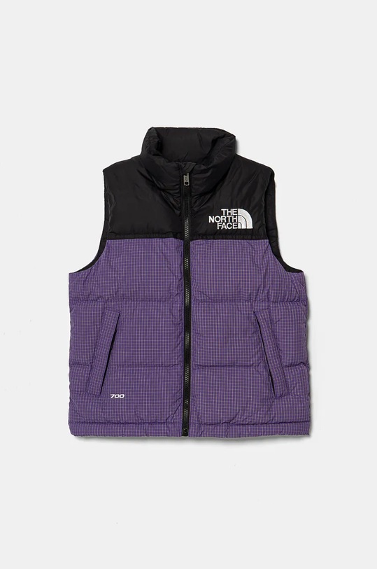 The North Face vesta de puf pentru copii TEEN 1996 RETRO NUPTSE VEST cu captuseala violet NF0A8A4B6KO1