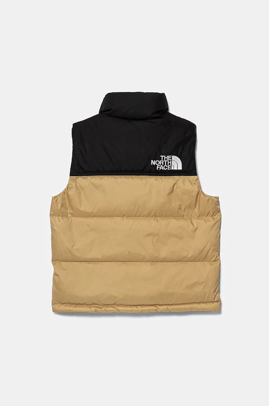 The North Face vesta de puf pentru copii TEEN 1996 RETRO NUPTSE VEST NF0A8A4BLK51 verde AW24