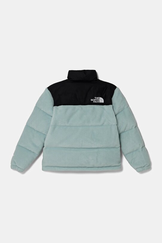 The North Face geaca de puf pentru copii TEEN 1996 RETRO NUPTSE JACKET NF0A8A4C1OC1 turcoaz AW24
