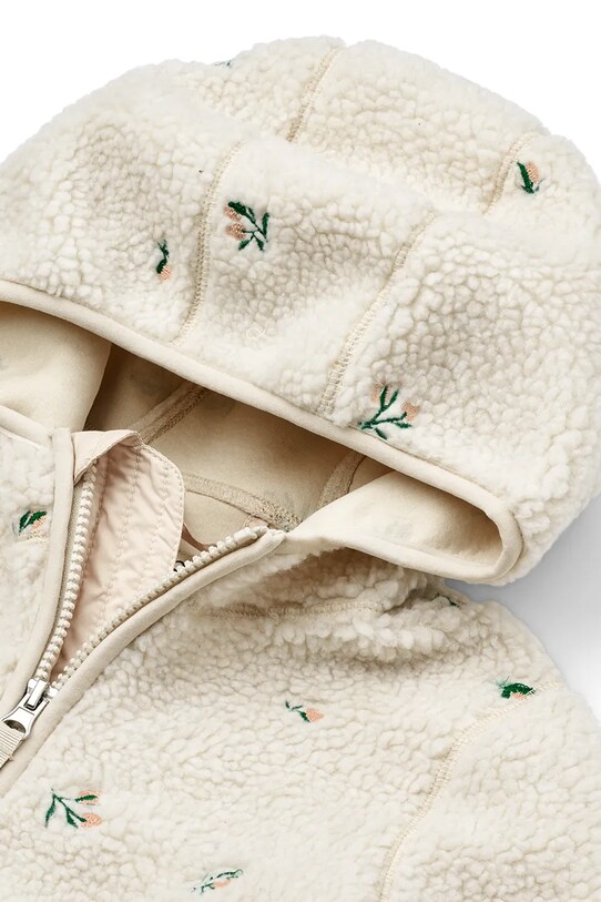 Chłopiec Liewood kurtka polarowa dziecięca Mara Pile Jacket LW18920 beżowy