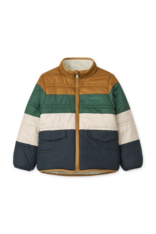 Liewood kurtka dwustronna dziecięca Maxson Reversible Jacket LW19091 granatowy AW24