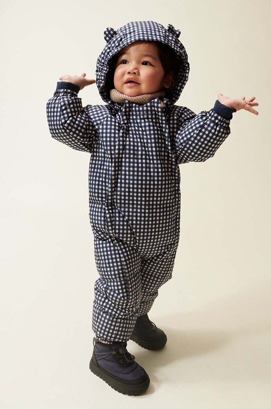 Χειμερινό κοστούμι για βρέφη Liewood Sylvie Baby Snowsuit άλλο σκούρο μπλε LW19403