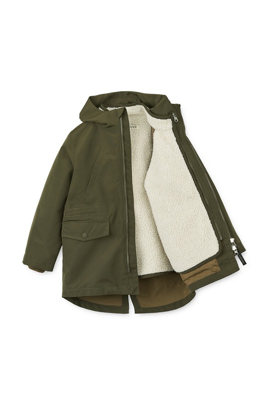 Detská bunda Liewood Timber 2 in 1 Jacket zelená LW19438