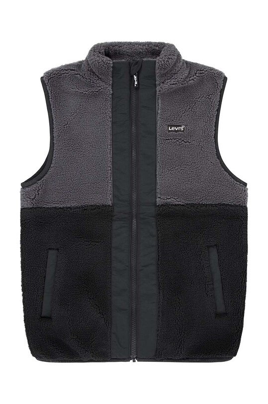 Дитяча безрукавка Levi's SHERPA VEST злегка утеплена чорний 9EL248