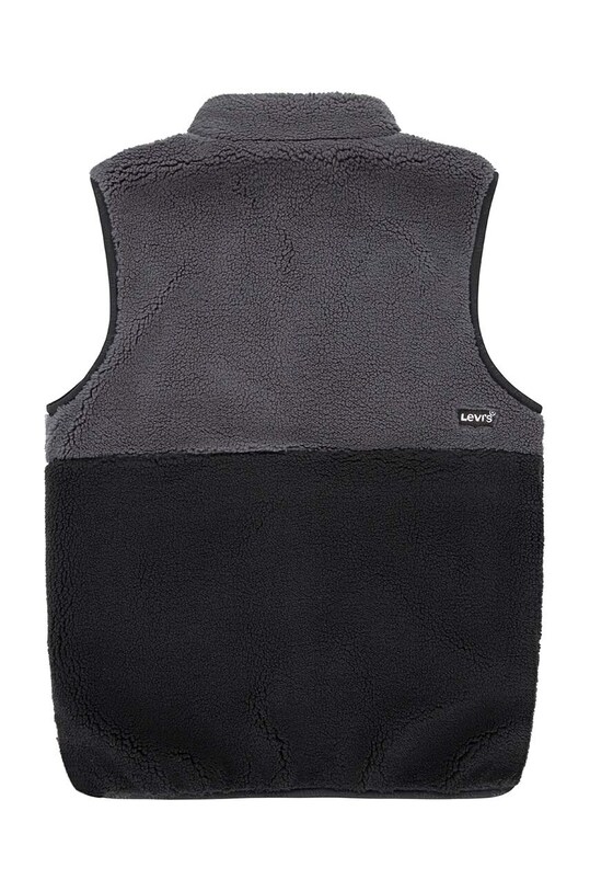 Дитяча безрукавка Levi's SHERPA VEST 9EL248 чорний AW24