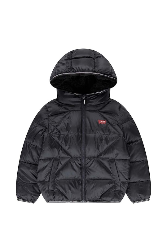 Levi's kurtka dziecięca SHERPA LINED PUFFER JKT pozostałe czarny 8EL257