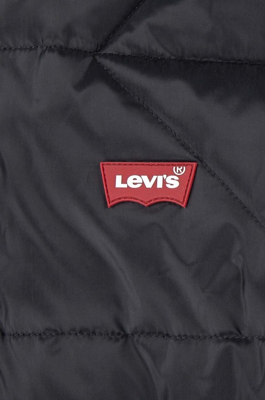 Chłopiec Levi's kurtka dziecięca SHERPA LINED PUFFER JKT 9EL257 czarny