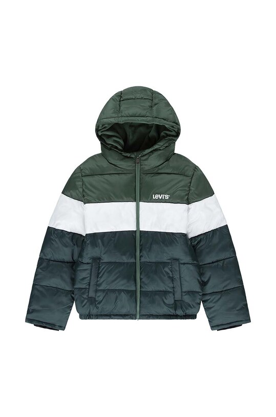 Levi's geaca copii BOY'S COLOR BLOCK PUFFER cu captuseala verde 8EL263