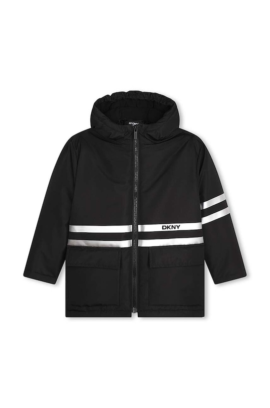 Παιδικό μπουφάν Dkny D60203.162.174 μαύρο AW24