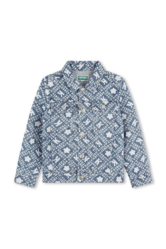 Kenzo Kids kurtka jeansowa dziecięca K60631.114.150 niebieski AW24
