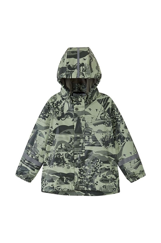Chłopiec Reima kurtka przeciwdeszczowa dziecięca Koski 5100024A.9BYH zielony