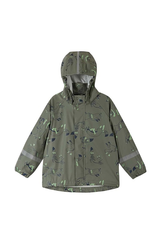 Chłopiec Reima kurtka przeciwdeszczowa dziecięca Vesi 5100025A.9BYH zielony