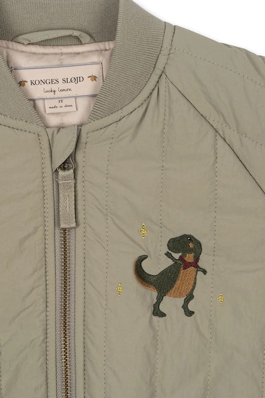 Детско яке бомбър Konges Sløjd JUNO BOMBER JACKET KS102002 зелен