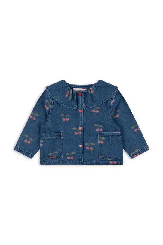 Konges Sløjd geaca copii MAGOT DENIM SHIRT GOTS necaptusit albastru KS102039