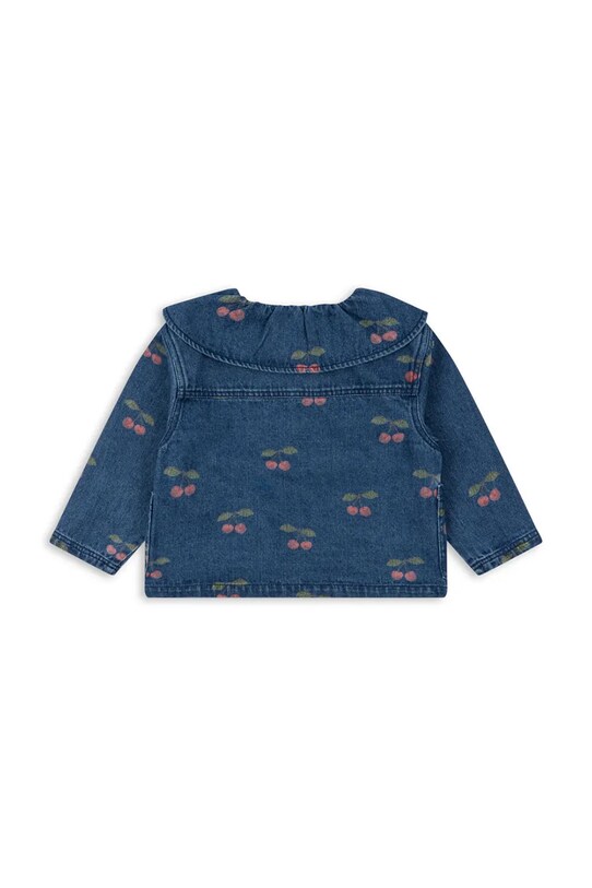 Konges Sløjd kurtka dziecięca MAGOT DENIM SHIRT GOTS KS102039 niebieski AW24