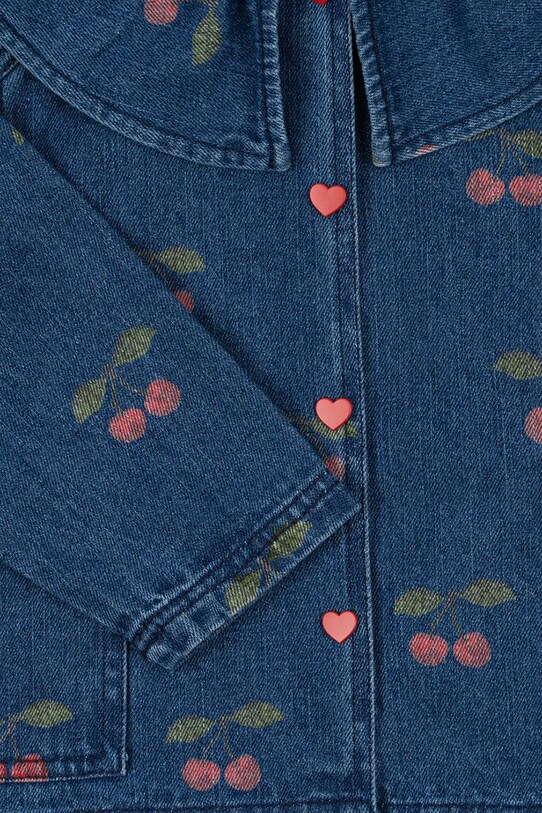 Konges Sløjd geaca copii MAGOT DENIM SHIRT GOTS albastru KS102039