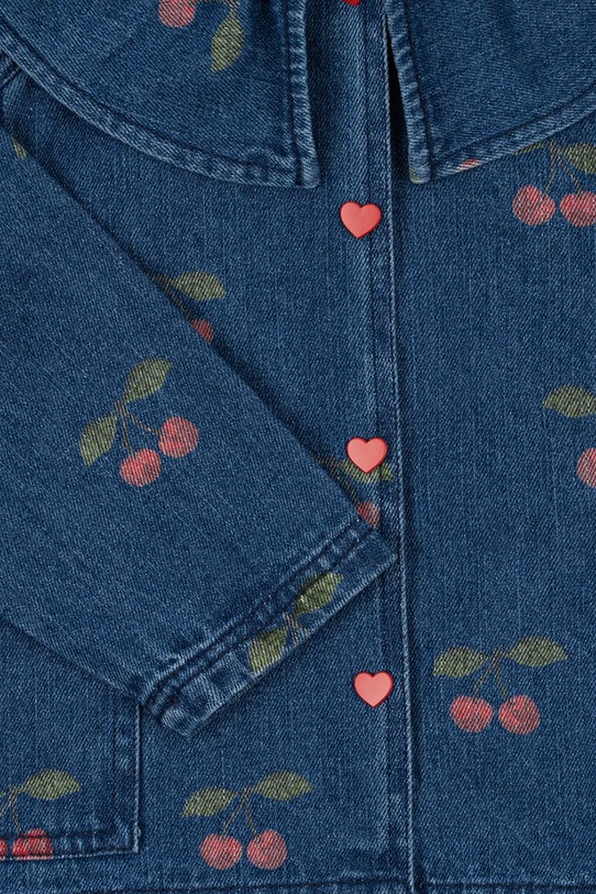 Konges Sløjd kurtka dziecięca MAGOT DENIM SHIRT GOTS niebieski KS102039