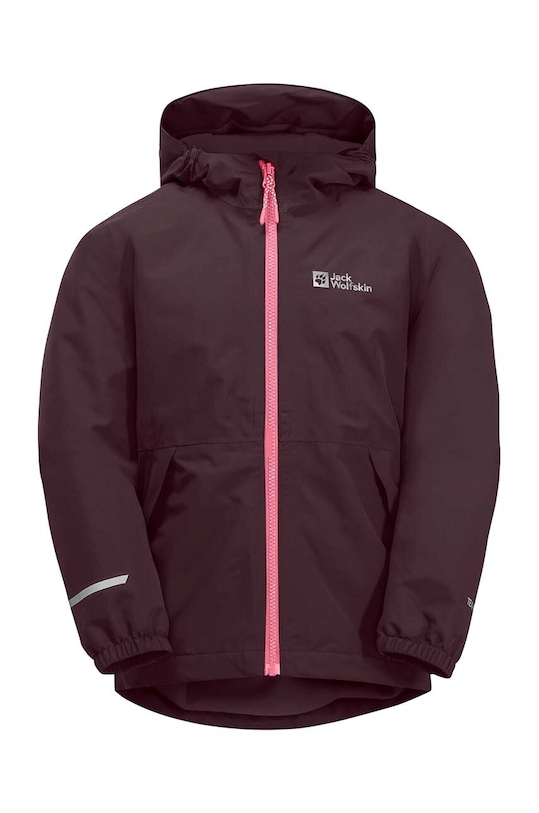 Detská lyžiarska bunda Jack Wolfskin 1607982.92.152 burgundské AW24