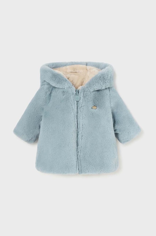 Бебешко яке с две лица Mayoral Newborn изкуствен косъм син 2449.1D.Newborn.9BYH