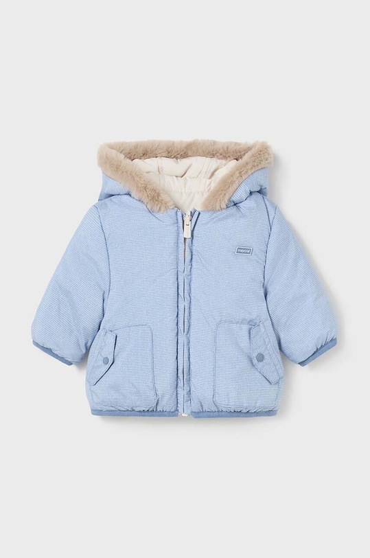 Βρεφικό μπουφάν διπλής όψης Mayoral Newborn άλλο μπλε 2457.1L.Newborn.9BYH