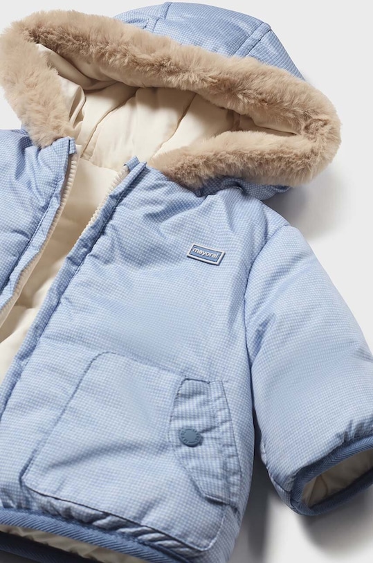 Κοριτσίστικα Βρεφικό μπουφάν διπλής όψης Mayoral Newborn 2457.1L.Newborn.9BYH μπλε