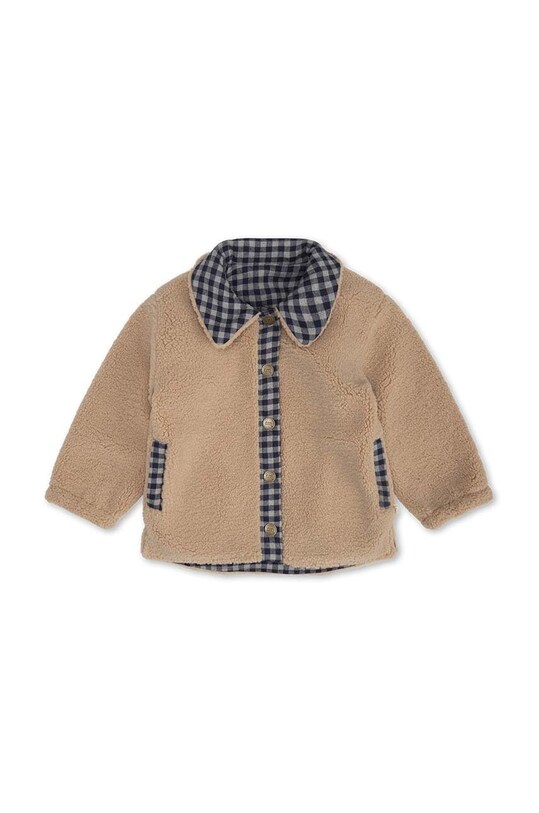 That's mine kurtka dwustronna dziecięca Jason bez kaptura beżowy 110999