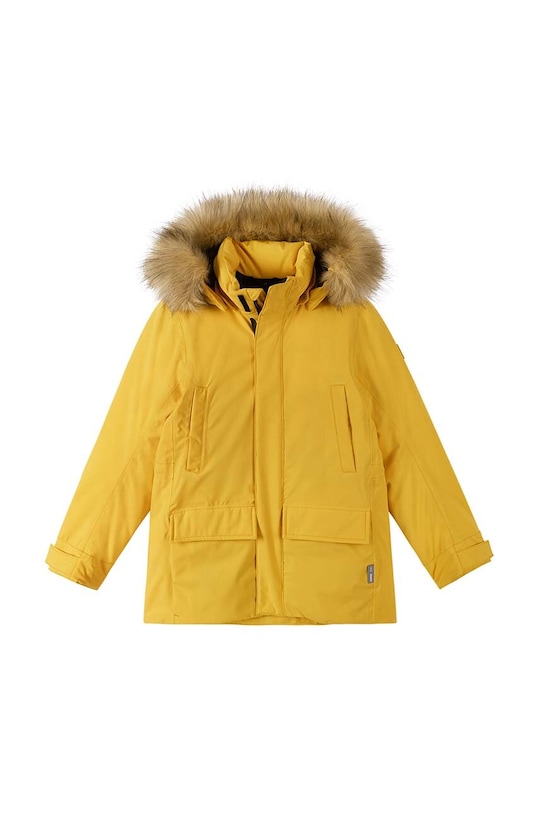 Dječja pernata jakna Reima Serkkula Planet friendly zlatna 5100281A.9BYH