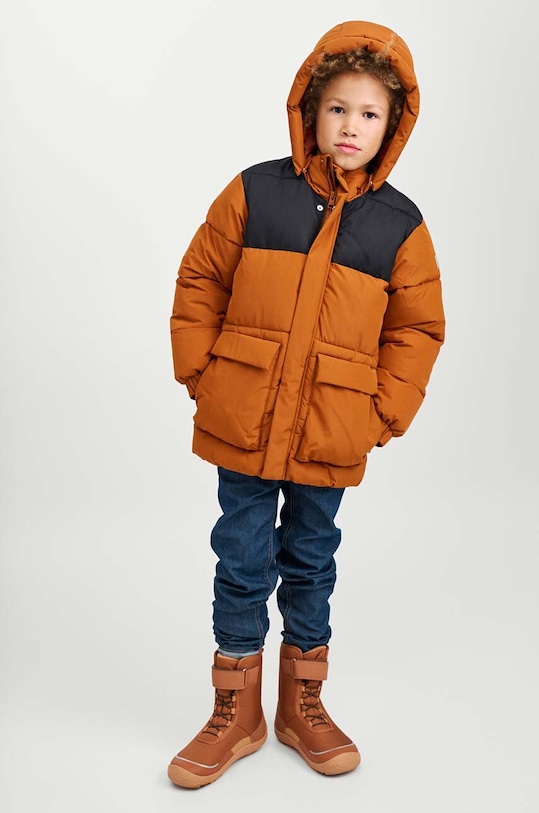 Детско яке Reima Toukola с изолация кафяв 5100364A.9BYH