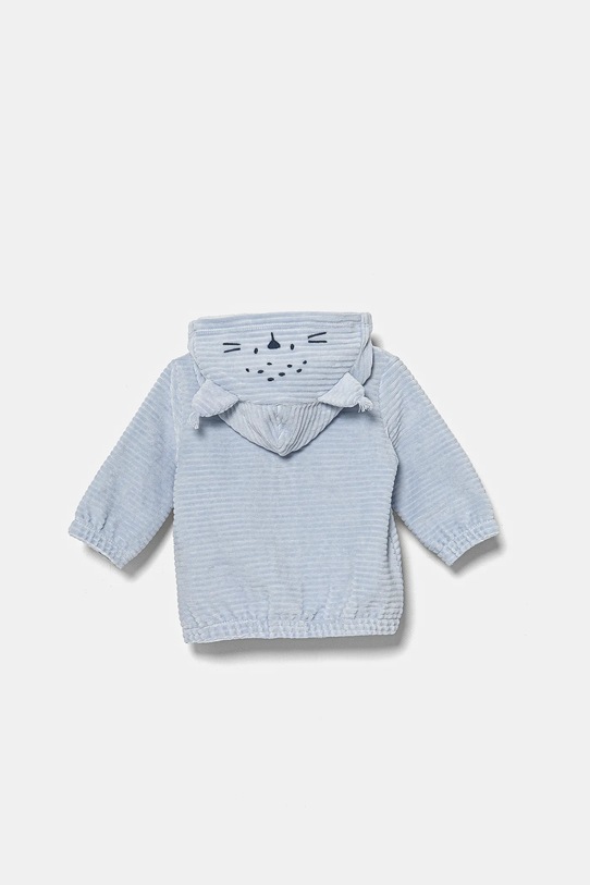 United Colors of Benetton bluza bebe 3MCDA501C.W.Seasonal albastru AW24
