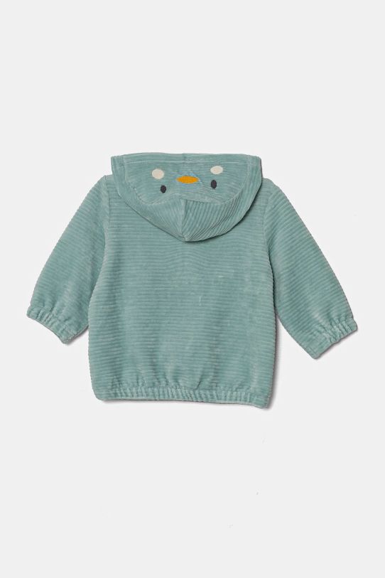 Dukserica za bebe United Colors of Benetton 3MCDA501C.W.Seasonal tirkizna AW24