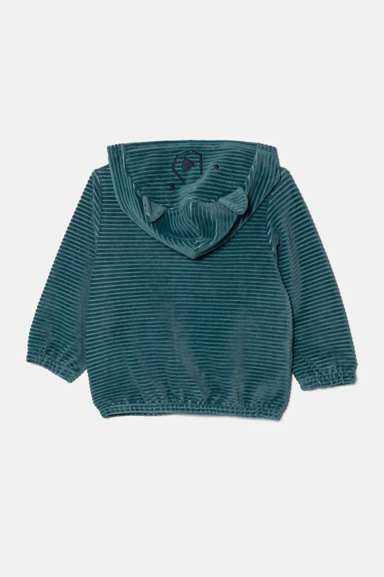 Кофта для немовлят United Colors of Benetton 3MCDA501C.W.Seasonal бірюзовий AW24