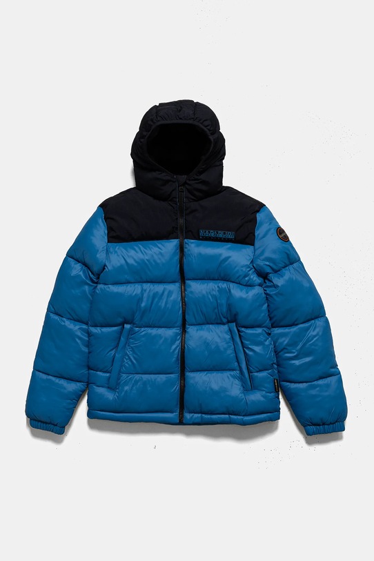 Детская куртка Napapijri A-HORNELEN с утеплением голубой NP0A4HJSB2P1.134.164