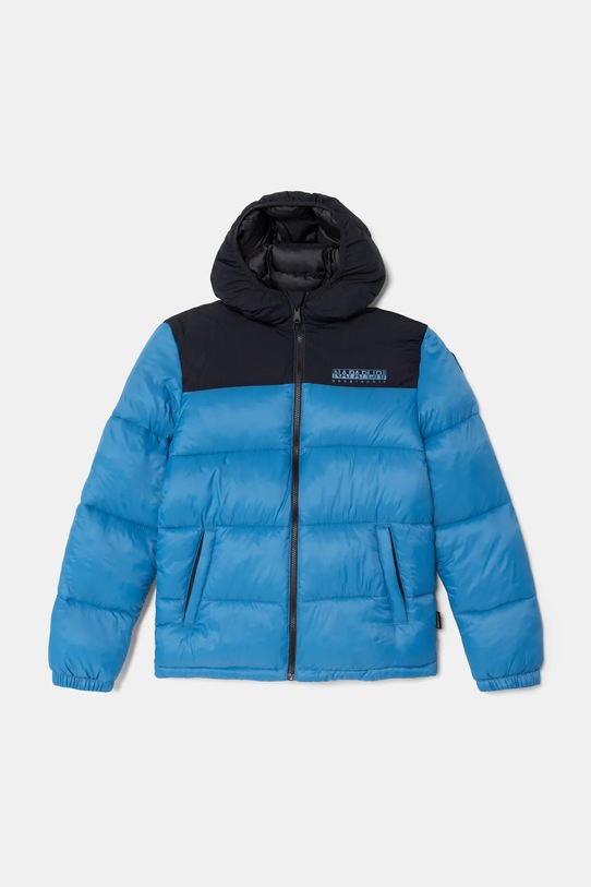 Dětská bunda Napapijri A-HORNELEN s podšívkou modrá NP0A4HJSB2P1.168.172