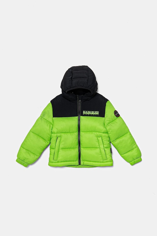 Детско яке Napapijri A-HORNELEN с изолация зелен NP0A4HJSG1U1.98.128