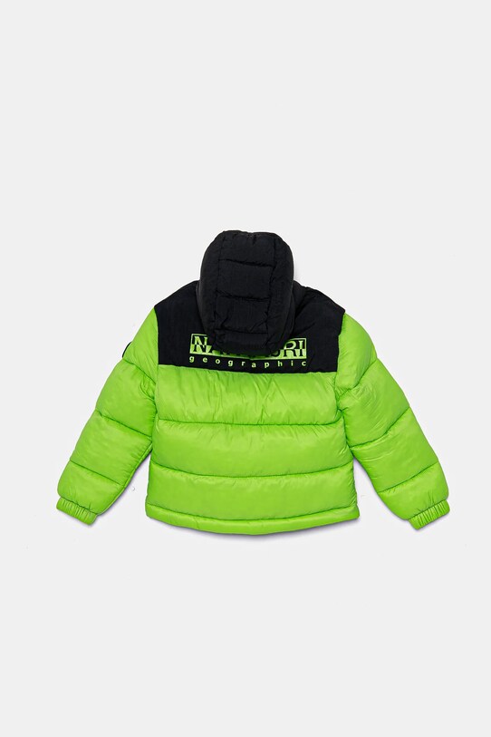 Detská bunda Napapijri A-HORNELEN NP0A4HJSG1U1.98.128 zelená AW24