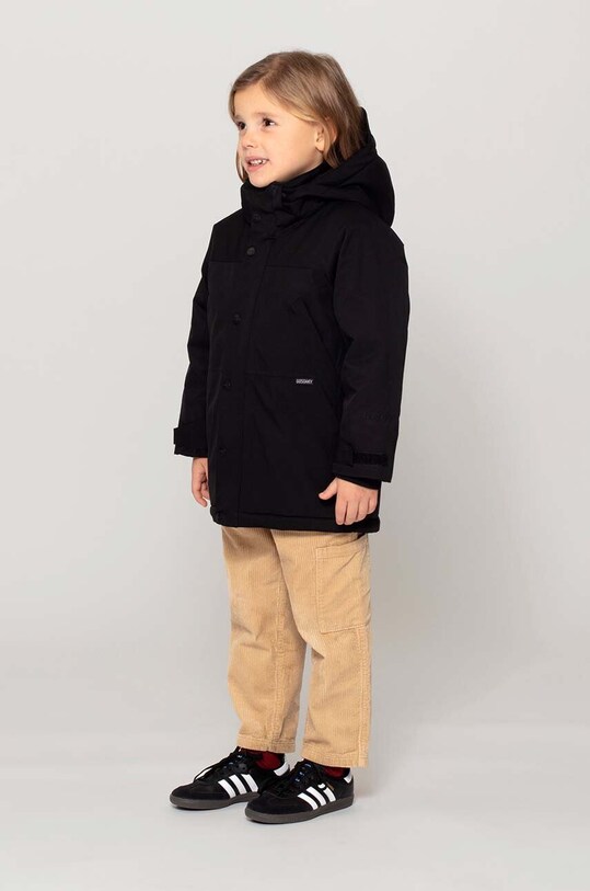 Детский дождевик Gosoaky SLEEPING PIGEON с капюшоном чёрный 242.9.1.581