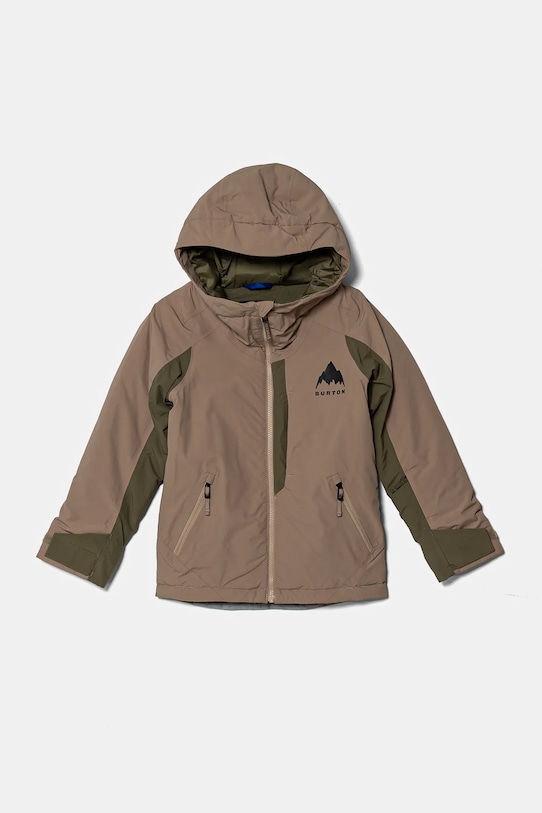 Detská lyžiarska bunda Burton HILLSLOPE zateplené béžová 243131