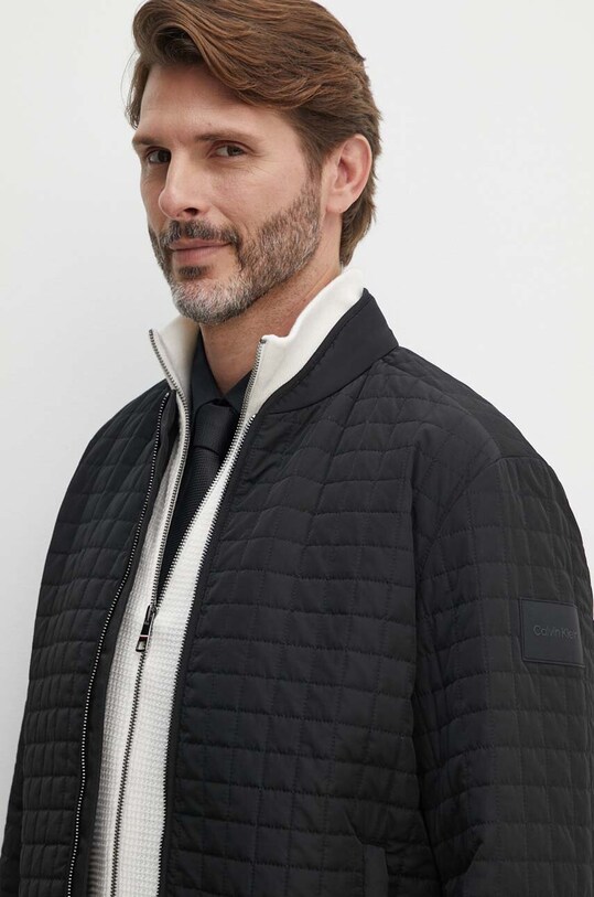 Calvin Klein kurtka bez kaptura czarny K10K113002