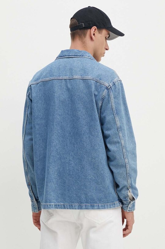Calvin Klein Jeans geacă din denim J30J325766 albastru AW24