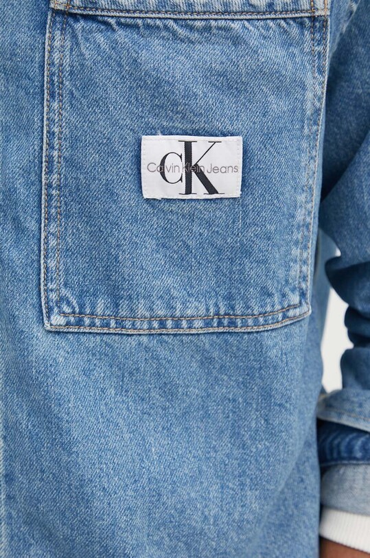 Îmbrăcăminte Calvin Klein Jeans geacă din denim J30J325766 albastru