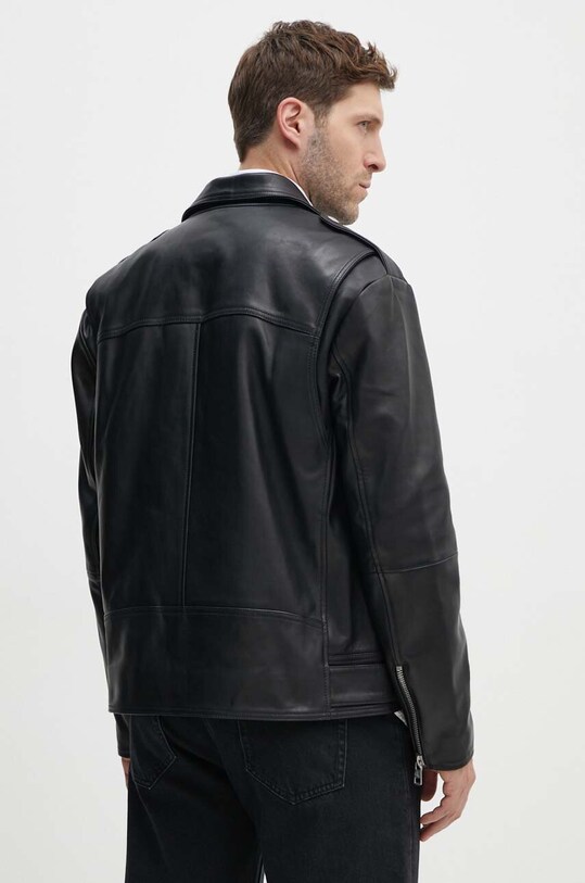 Oblečení Kožená bunda Calvin Klein Jeans J30J325600 černá