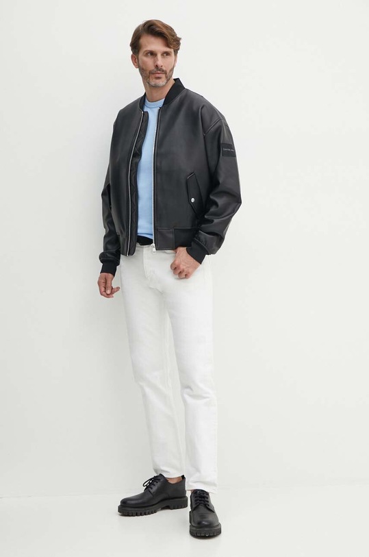 Bomber bunda Calvin Klein Jeans J30J325601 černá AW24
