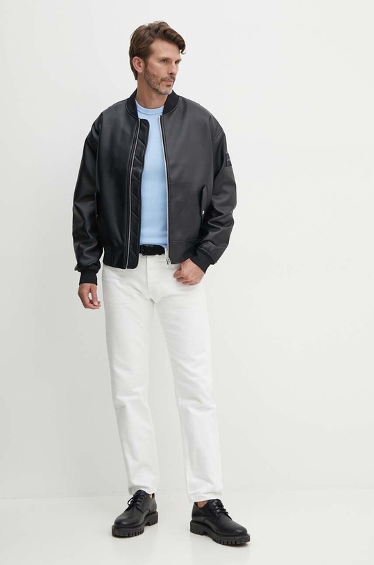 Bomber bunda Calvin Klein Jeans černá J30J325601