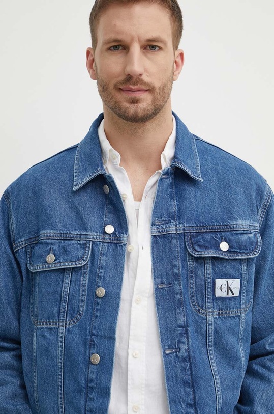 Calvin Klein Jeans geacă din denim albastru J30J325750