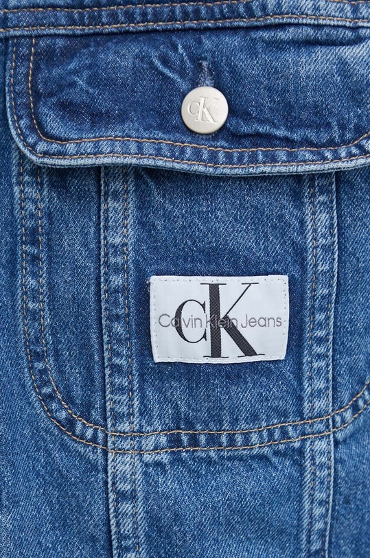 Calvin Klein Jeans geacă din denim J30J325750 albastru