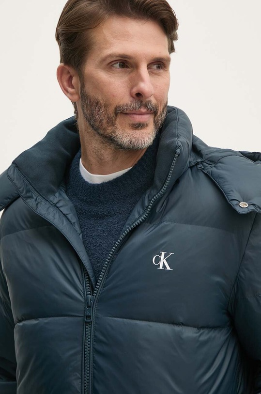 Пухова куртка Calvin Klein Jeans темно-синій J30J325946