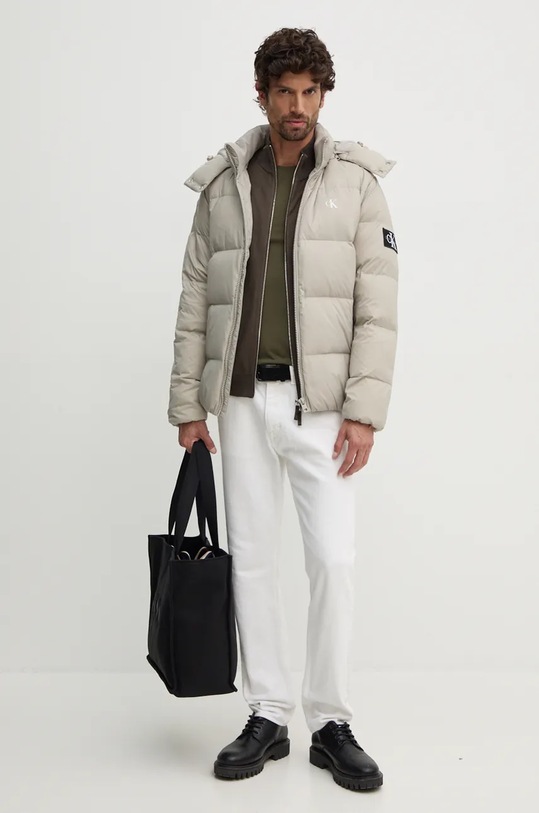 Пухова куртка Calvin Klein Jeans J30J325946 сірий AW24
