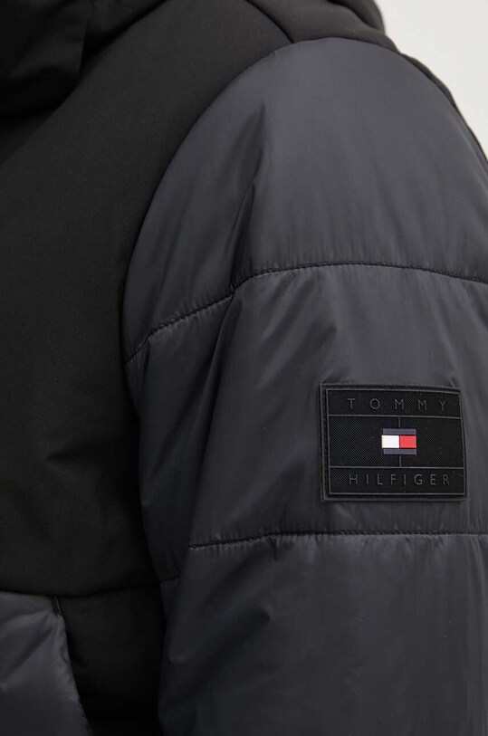 Μπουφάν Tommy Hilfiger MW0MW35654 μαύρο