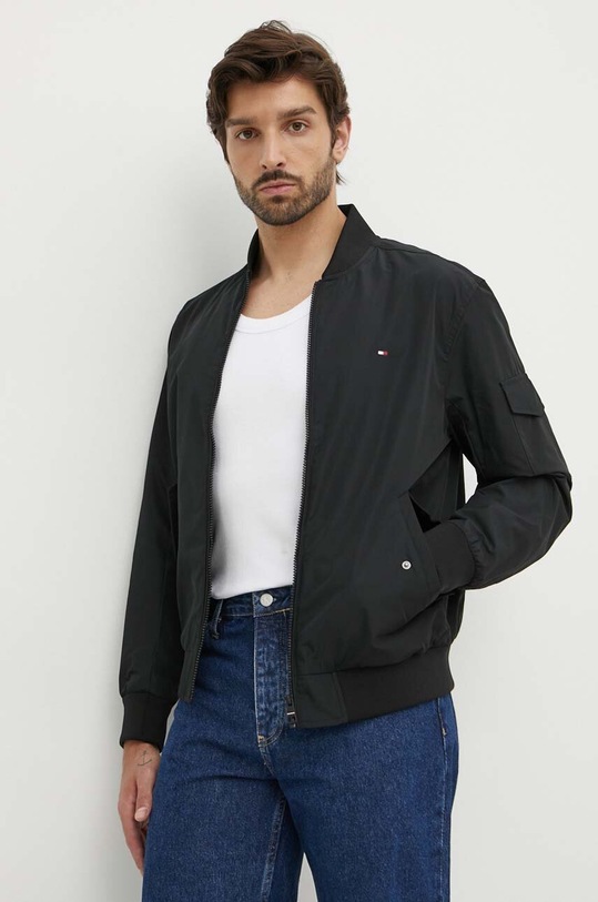 Bunda Tommy Hilfiger bomber čierna MW0MW35658