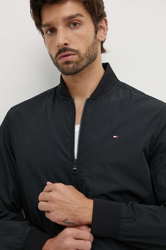 Bunda Tommy Hilfiger čierna MW0MW35658